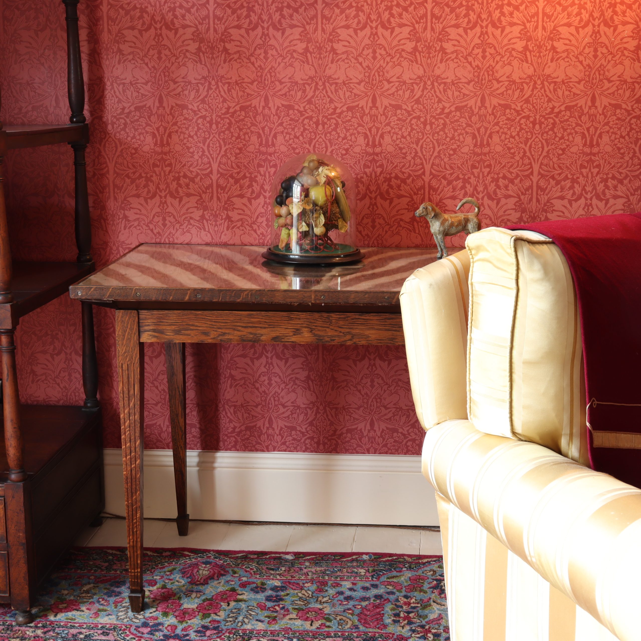 Zebra hide occasional table by Rowland Ward of London